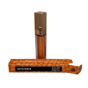 BOSSY Cosmetics Outspoken Lip Gloss Full Size New In Box